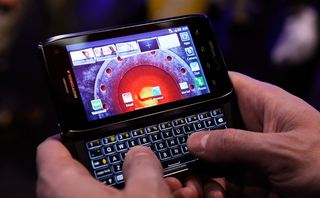 Motorola Droid 4. Bron: Getty Images